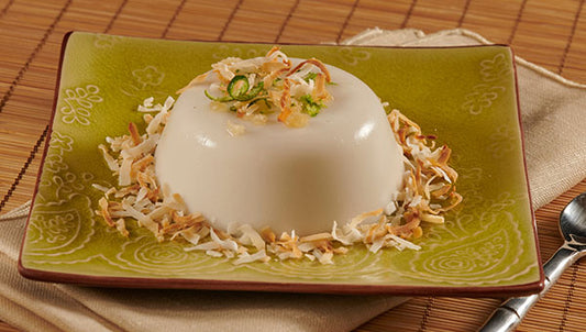 Coconut Ginger Panna Cotta