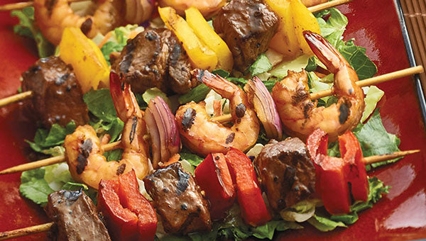 Honey Sriracha Shrimp & Black Pepper Beef Skewers – Ka-Me Store