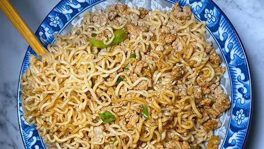 Spicy Pork Stir Fried Ramen