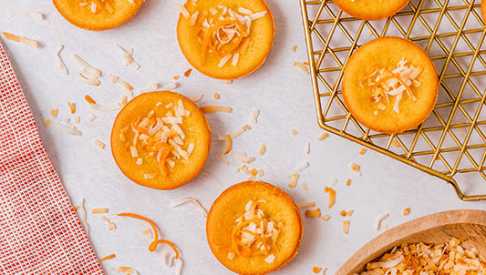 Coconut Orange Mochi Bites