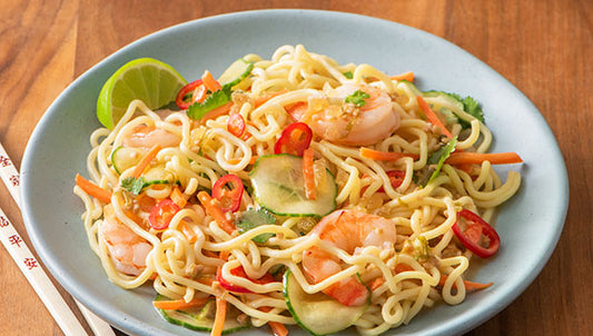 Asian Noodle Salad with Coconut Lime Dressing
