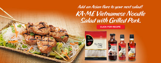 Vietnamese Rice Stick Salad with Grilled Pork