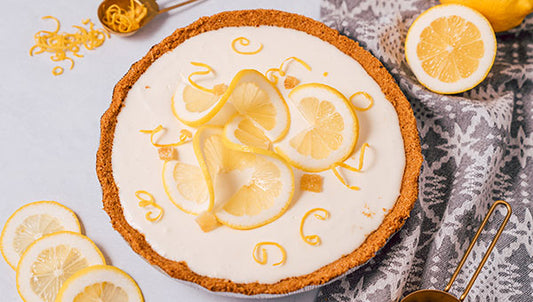 No-Bake Lemon Ginger Cheesecake