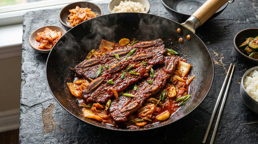 Spicy Korean BBQ Beef Short Ribs