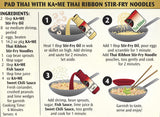 Thai Ribbon Stir Fry Noodles