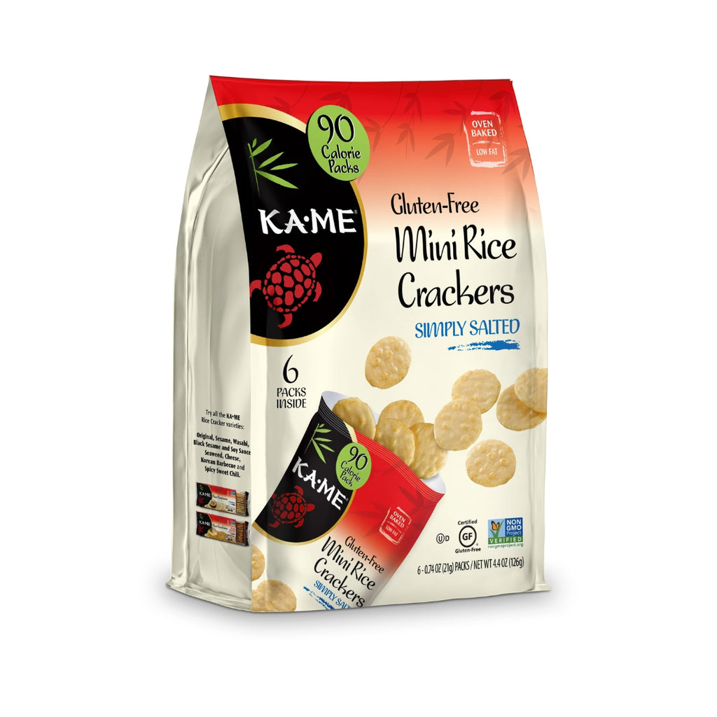 American Rice Cracker Mini Rice Crackers Simply Salted – Ka-Me Store
